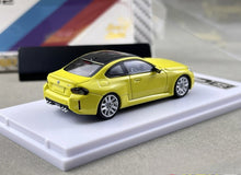 Load image into Gallery viewer, Howie 1:64 Yellow M2 G87 Coupe Widebody Sports Model Diecast Metal Car New Collection