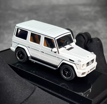Load image into Gallery viewer, AUTOart 1:64 White Benz AMG G63 ORV SUV Sports Model Car ABS BN