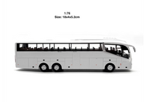 Load image into Gallery viewer, OXFORD 1:76 White Irizar I6 Travel City Tour Bus Model Diecast Metal Car New