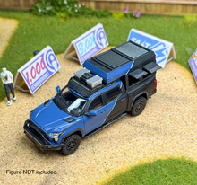 Load image into Gallery viewer, CM 1:64 Blue Tundra Overland Camper Pickup Sports Model Diecast Metal Car New Collection