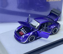 Load image into Gallery viewer, PGM 1:64 Purple RWB 993 Sports Open Model Diecast Metal Car New Collection