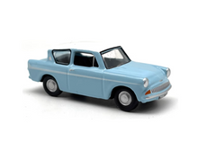 Load image into Gallery viewer, 1:76 Light Blue Ford Anglia Classic Model Diecast Metal Car BN