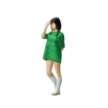 Load image into Gallery viewer, 1:64 Painted Figure Mini Model Miniature Resin Diorama Cute Green T-Shirt Girl New Scene