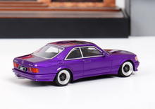 Load image into Gallery viewer, RM 1:64 Purple 560 SEC AMG W126 Coupe Sports Model Diecast Metal Car New Collection