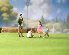 Load image into Gallery viewer, 1:64 Painted Figure Model Miniature Resin Diorama Sand Kid Girl Boy Toy Man Set