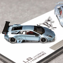 Load image into Gallery viewer, 404Error 1:64 Ice Blue Murcielago LBWK Sports Model Diecast Resin Car Set New Collection