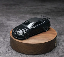 Load image into Gallery viewer, CG 1:64 Black C63 BS Coupe W204 Widebody Sports Model Diecast Metal Car New Collection