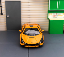 Load image into Gallery viewer, HH 1:64 Orange Sian FKP SVJ LP800-4 Racing Sports Model Diecast Metal Car New