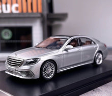 Load image into Gallery viewer, King 1:64 Silver S65L AMG W222 V12 Sedan Sports Model Diecast Metal Car New Collection