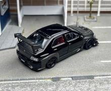 Load image into Gallery viewer, CM 1:64 Black Carbon Lancer EVO Evolution IX Sport Model Diecast Metal Car New Collection