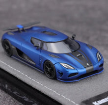 Load image into Gallery viewer, GRYNING 1:64 Matte Blue Agera R Racing Sports Model Diecast Resin Car New Collection
