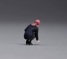Load image into Gallery viewer, 1:64 Painted Figure Model Miniature Resin Diorama Toy Sand Sexy Lady Black Suit