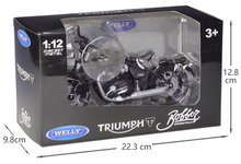 Load image into Gallery viewer, WELLY 1:12 2021 Bonneville Bobber Heavy Sports Model Diecast Metal Motorcycle