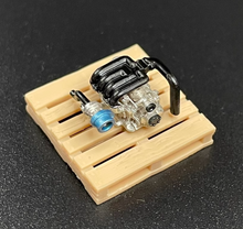 Load image into Gallery viewer, 1:64 3D JDM 13B RX7 Engine Garage Mechanic Display Model Resin For Car New