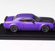 Load image into Gallery viewer, FW 1:64 Purple SRT Hellcat Muscle Sports Model Diecast Metal Car BN