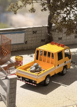Load image into Gallery viewer, DBGT 1:64 Yellow Elf Double Cab Truck Model Diecast Metal Car New Collection