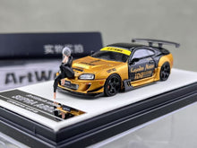 Load image into Gallery viewer, ArtWork 1:64 JDM Supra A80Z Figure Racing Sports Model Diecast Metal Car New Collection