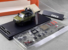 Load image into Gallery viewer, GCD 1:64 Green 4 Runner TRD Pro N280 Camper Sports Model Diecast Metal Car New Collection
