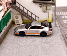 Load image into Gallery viewer, Cars Lounge 1:64 Silver 997.1 GT3 RS Sports Model Diecast Resin Car New