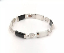 Load image into Gallery viewer, Nature Jade Beaded Bracelet Jewelry Blessing Lucky Fortune Gift For Her Black W