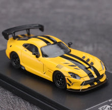 Load image into Gallery viewer, HM 1:64 Yellow Viper MK3 ACR Coupe Sports Model Diecast Metal Car New Collection