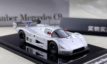 Load image into Gallery viewer, YS 1:64 Silver C9 #61 Racing Sports Model Diecast Metal Car New Collection