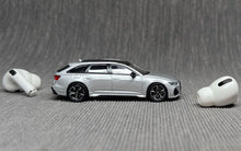 Load image into Gallery viewer, Masdi 1:64 Silver RS6 Avant Wagon Sports Model Diecast Metal Car New Collection