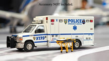 Load image into Gallery viewer, 1:64 596 White E450 Ambulance Police Emergency Van Model Diecast Metal Car New Collection
