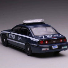 Load image into Gallery viewer, 596 1:64 Blue State Police Traffic Impala Sports Model Diecast Metal Car New Collection