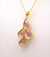 Load image into Gallery viewer, Nature Jade Leaves Drop Pendant Necklace Gift Jewelry charm Blessing Lucky New
