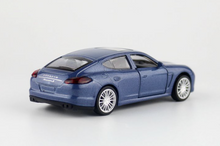 Load image into Gallery viewer, CCA 1:43 Blue Panamera Racing Sports Model Toy Diecast Metal Car BN