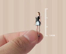 Load image into Gallery viewer, 1:64 Painted Figure Mini Model Miniature Car Scenes Resin Toy OL High Heel Lady