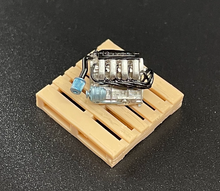 Load image into Gallery viewer, 1:64 JDM Car VTEC Turbo Engine Garage Mechanic Display Model Resin Scene New