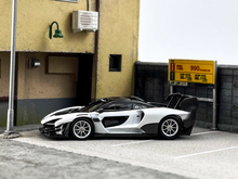 Load image into Gallery viewer, CM 1:64 White Senna GTR Racing Sports Model Diecast Metal Car New Collection