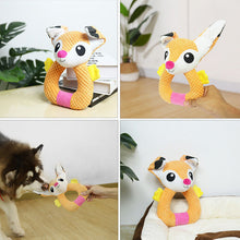 Load image into Gallery viewer, Dog Squeaky Toys Chew Puppy Fluffy Toy Durable Fabric Teeth Grinding PET Cat