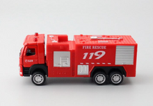 Load image into Gallery viewer, CCA 1:72 Volvo Fire Engine Truck Model Toy Diecast Metal Car BN