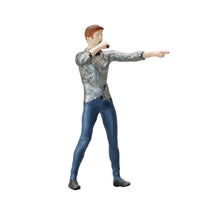 Load image into Gallery viewer, 1:64 Painted Figure Mini Model Toy Miniature Car Scenes Resin Man Singer Singing