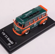 Load image into Gallery viewer, LF 1:64 VW T1 Mini Van Camper #12 RWB Kombi Sport Model Diecast Metal Car New