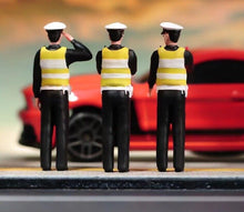 Load image into Gallery viewer, 1:64 Painted Figure Model Miniature Resin Diorama Sand Traffit Policeman Man Toy New Collection