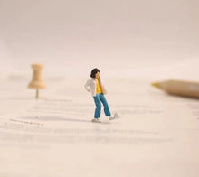 Load image into Gallery viewer, 1:64 Painted Figure Mini Model Miniature Diorama Sand Camping Outdoor Picnic Toy Collection