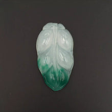 Load image into Gallery viewer, Nature Jade Leaf Pendant Necklace Gift Jewelry charm Blessing Lucky Fortune wg