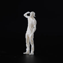 Load image into Gallery viewer, 1:64 Painted Unpainted Figure Model Miniature Resin Diorama Boy Touch Head Man New