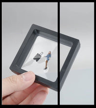 Load image into Gallery viewer, 1:64 Painted Figure Mini Model Toy Miniature Car Scenes Resin Stewardess Luggage