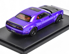 Load image into Gallery viewer, SH 1:64 Purple Carbon SRT Hellcat Muscle Sports Model Diecast Metal Car New Collection