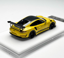 Load image into Gallery viewer, 1:64 CL Yellow GT3 RS 991.2 Racing Sports Model Diecast Resin Car New Collection