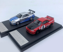 Load image into Gallery viewer, FS 1:64 Fast Speed JDM GTR R34 Skyline Sport Model Diecast Metal Car New