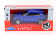 Load image into Gallery viewer, WELLY 1:36 Blue Levante SUV Sports Model Diecast Toy Metal Car BN
