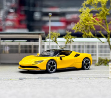 Load image into Gallery viewer, BBR 1:64 Yellow SF90 Racing Sports Model Diecast Metal Car New Collection