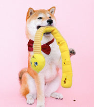 Load image into Gallery viewer, Dog Squeaky Toys Snake Shape Chew Puppy Fluffy Toy Durablc Teeth Grinding Pet