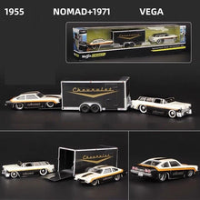 Load image into Gallery viewer, Maisto 1:64 1955 Noman Trailer 1971 Vega Haulers Model Diecast Metal Car New